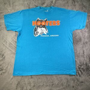 Vintage Hooters Shirt Men's XL Arizona 90's Single Stitch Owl More Than Mouthful